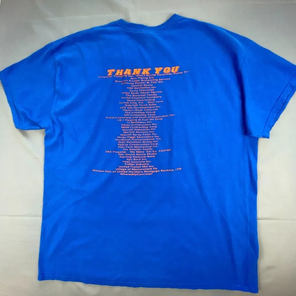 Gildan Mens 2XL Graphic T-Shirt Royal Blue Friends of Kylie Ballpark Event Tee